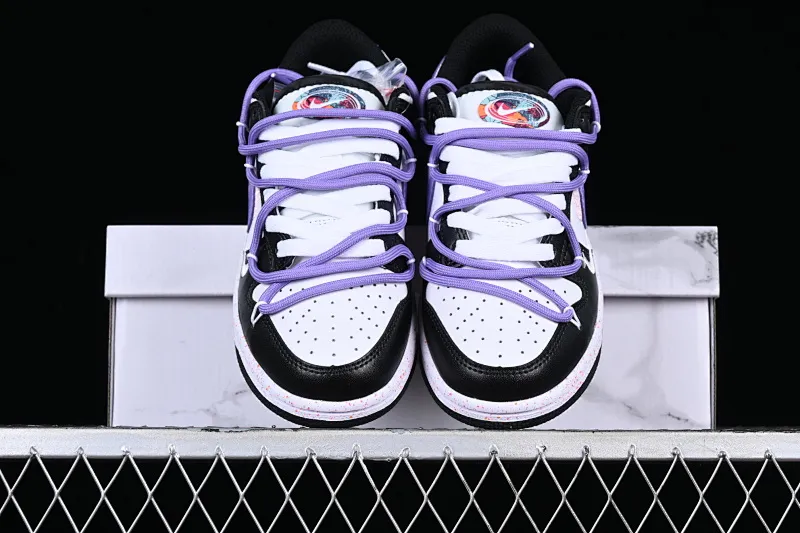 All Categories Nk SB Dunk Series Nk SB Dunk Low Low-top sneakers Nk Dunk Low "Multi Color" Vibrant three hooks Customized version of deconstructed strap casual sneakers FD4623-131